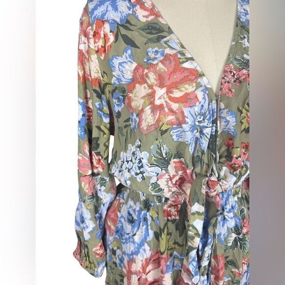 Kivari Darcie tie front mini size 10 floral - Picture 5 of 7